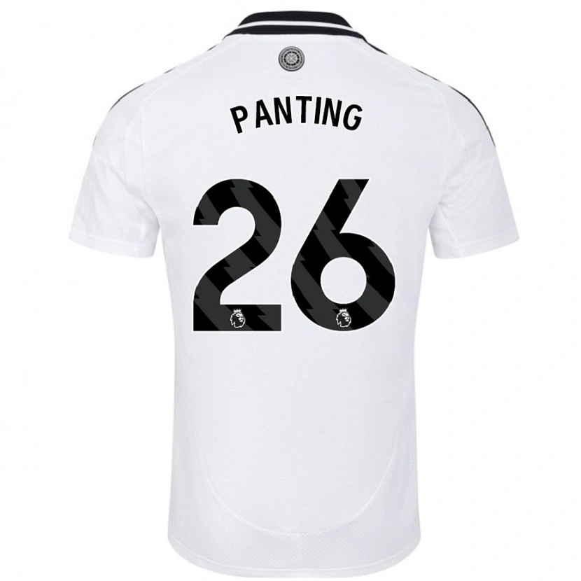 Danxen Kinderen Rachel Panting #26 Wit Thuisshirt Thuistenue 2024/25 T-Shirt