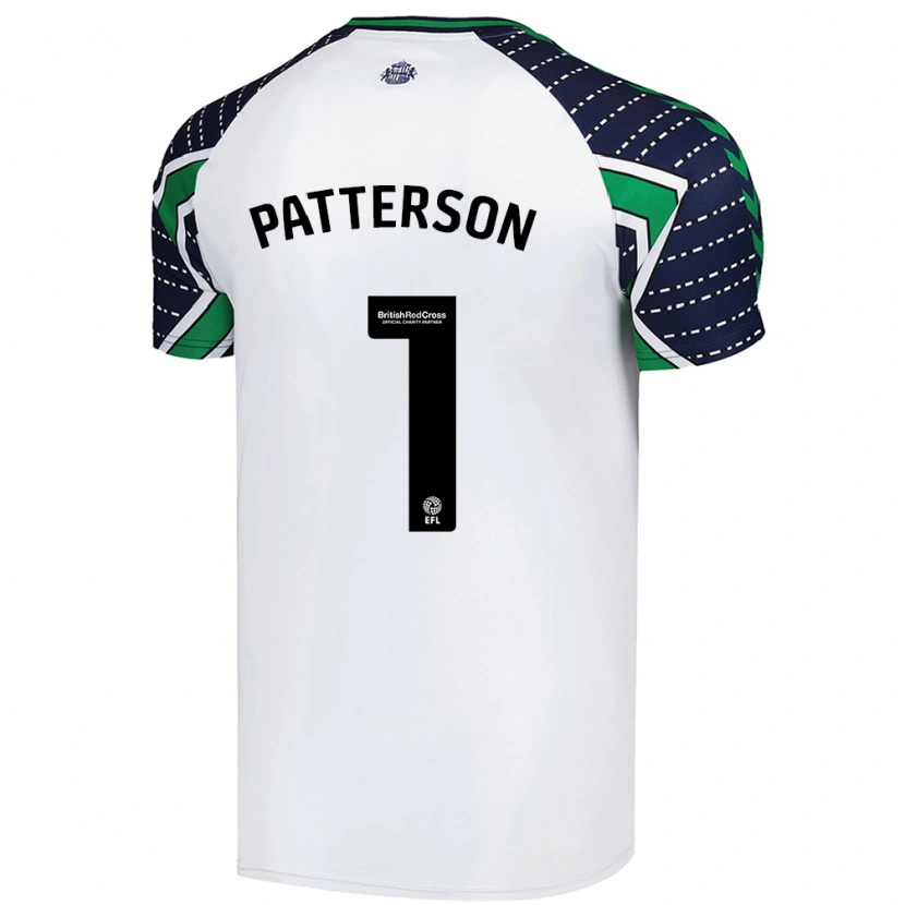 Danxen Kinderen Anthony Patterson #1 Wit Uitshirt Uittenue 2024/25 T-Shirt