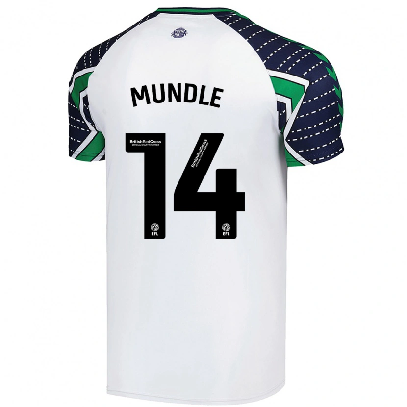 Danxen Kinderen Romaine Mundle #14 Wit Uitshirt Uittenue 2024/25 T-Shirt