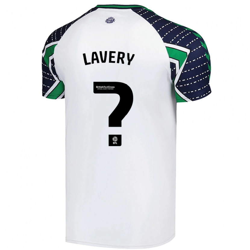 Danxen Kinderen Tom Lavery #0 Wit Uitshirt Uittenue 2024/25 T-Shirt