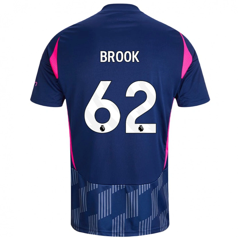 Danxen Kinderen Will Brook #62 Koningsblauw Roze Uitshirt Uittenue 2024/25 T-Shirt