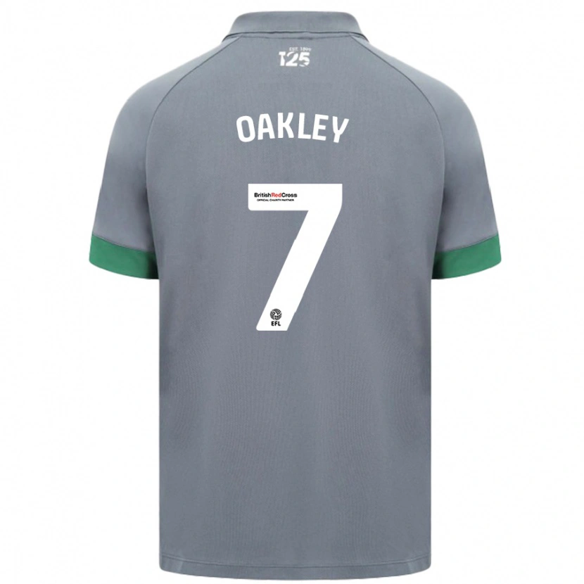 Danxen Kinderen Rhianne Oakley #7 Donkergrijs Uitshirt Uittenue 2024/25 T-Shirt