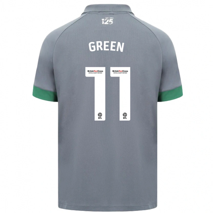 Danxen Kinderen Danielle Green #11 Donkergrijs Uitshirt Uittenue 2024/25 T-Shirt