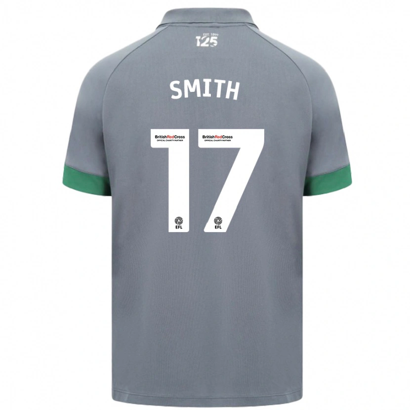 Danxen Kinderen Hollie Smith #17 Donkergrijs Uitshirt Uittenue 2024/25 T-Shirt