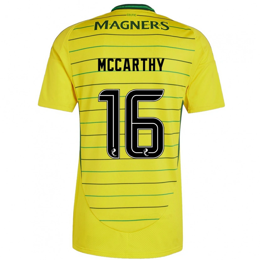 Danxen Kinderen James Mccarthy #16 Geel Uitshirt Uittenue 2024/25 T-Shirt