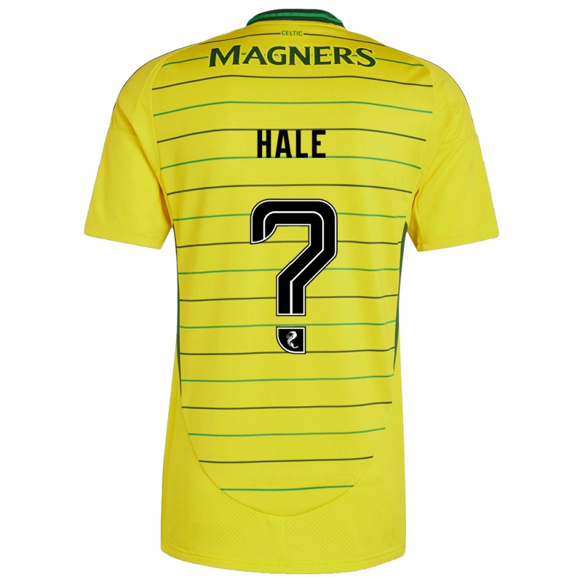 Danxen Kinderen Finlay Hale #0 Geel Uitshirt Uittenue 2024/25 T-Shirt