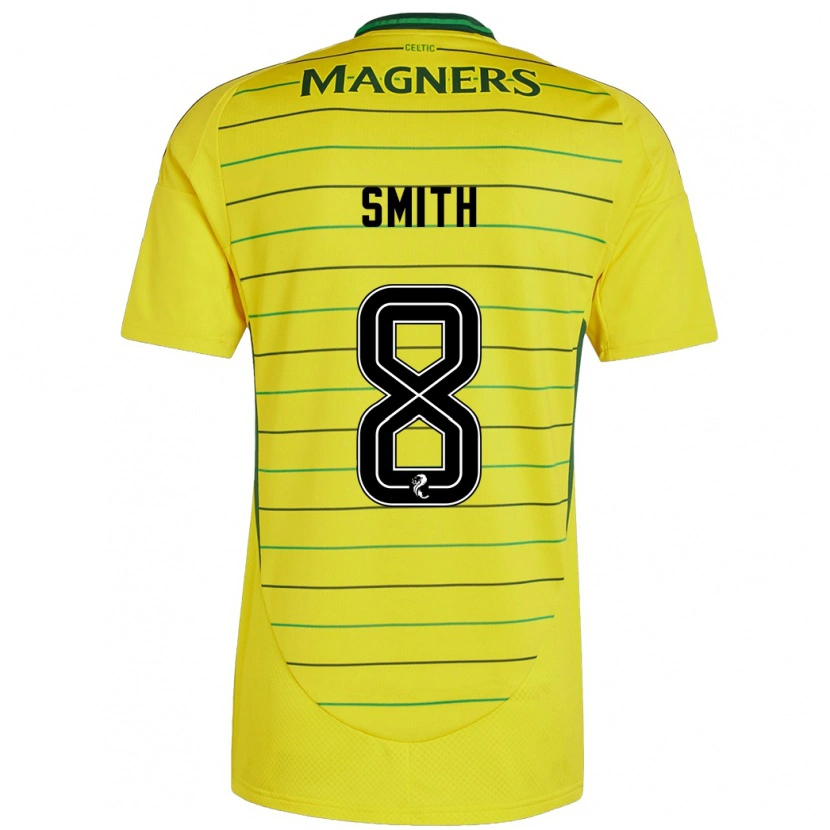 Danxen Kinderen Jenny Smith #8 Geel Uitshirt Uittenue 2024/25 T-Shirt