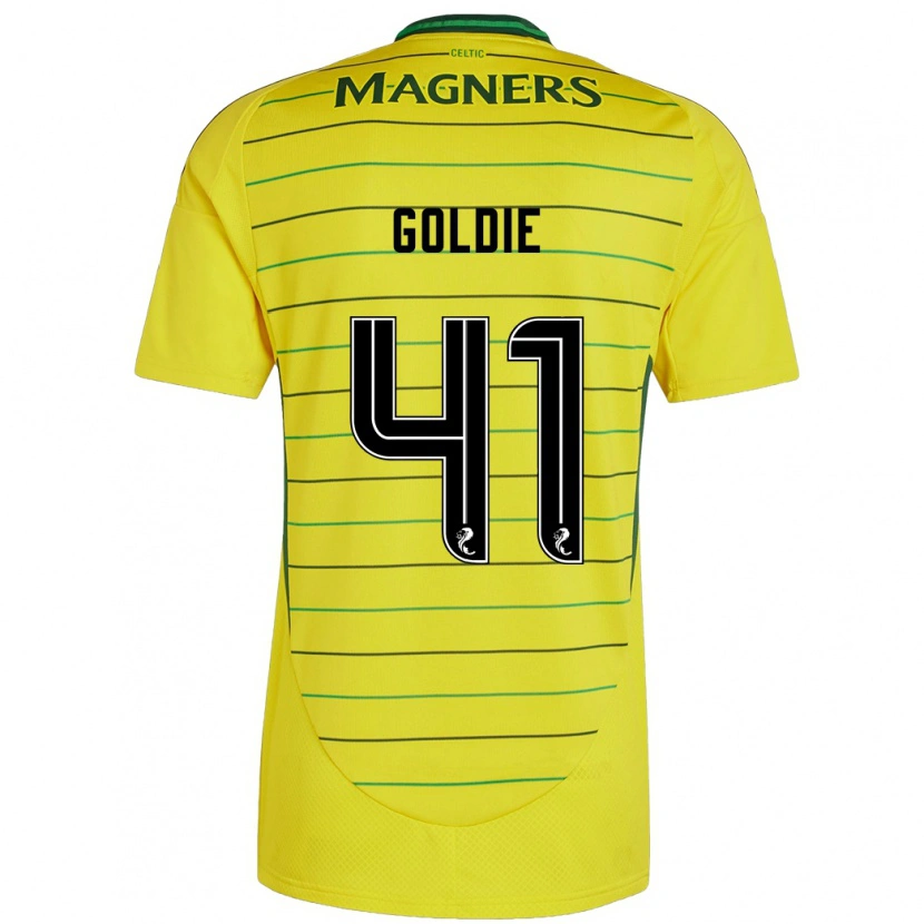 Danxen Kinderen Clare Goldie #41 Geel Uitshirt Uittenue 2024/25 T-Shirt