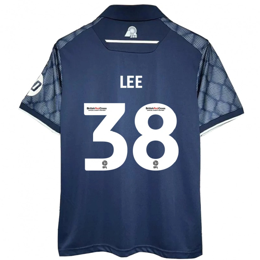 Danxen Kinderen Elliot Lee #38 Zwart Uitshirt Uittenue 2024/25 T-Shirt