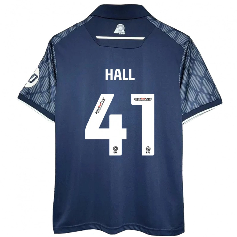 Danxen Kinderen Liam Hall #41 Zwart Uitshirt Uittenue 2024/25 T-Shirt