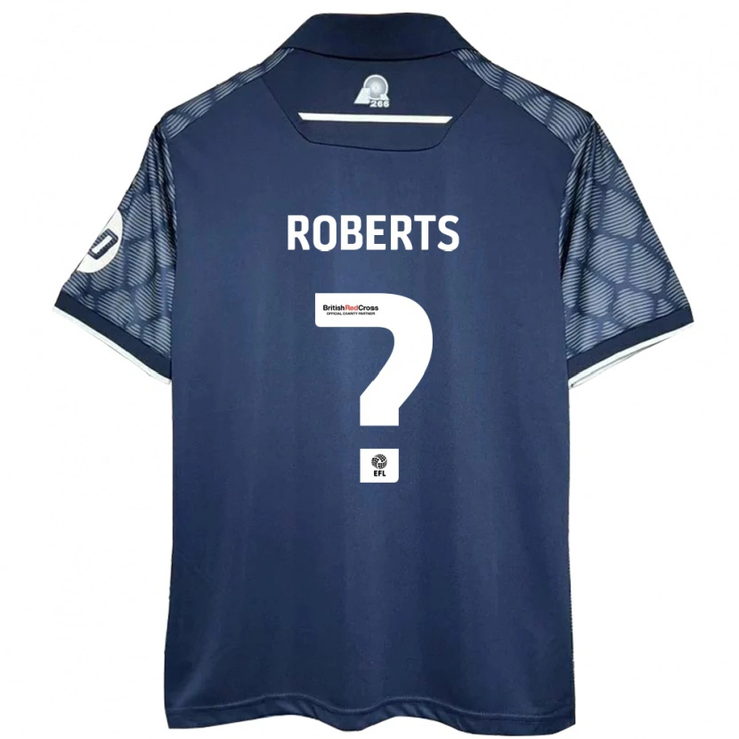 Danxen Kinderen Hari Roberts #0 Zwart Uitshirt Uittenue 2024/25 T-Shirt