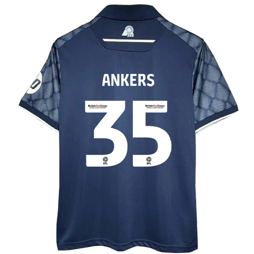 Danxen Kinderen Chloe Ankers #35 Zwart Uitshirt Uittenue 2024/25 T-Shirt