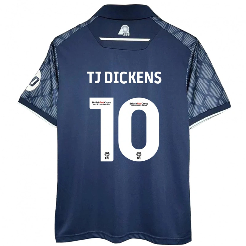 Danxen Kinderen Tonicha Tj Dickens #10 Zwart Uitshirt Uittenue 2024/25 T-Shirt