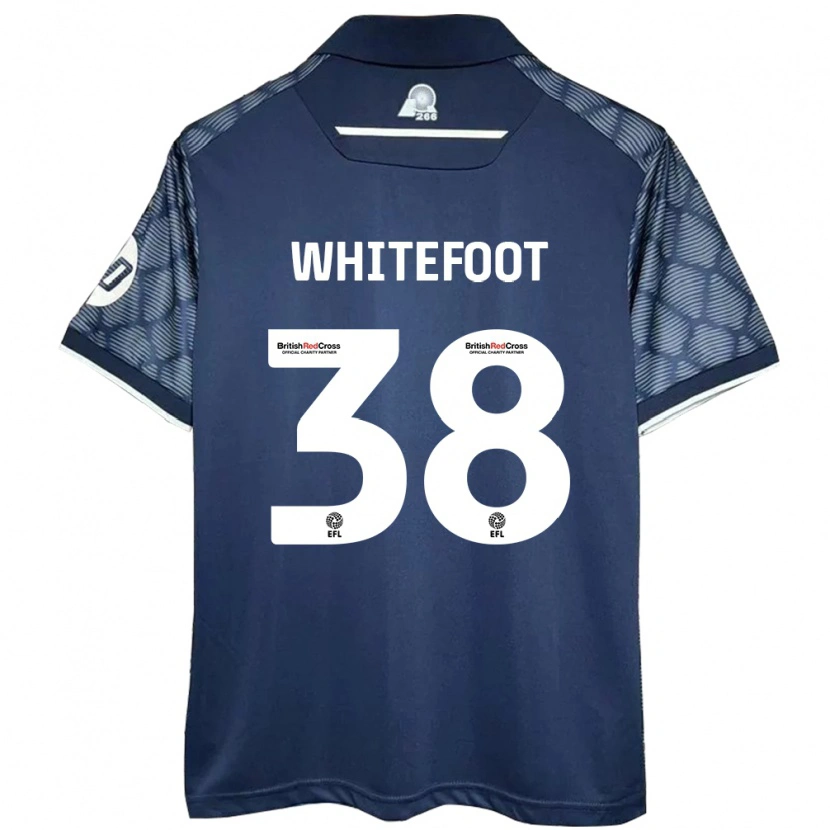 Danxen Kinderen Lily Whitefoot #38 Zwart Uitshirt Uittenue 2024/25 T-Shirt