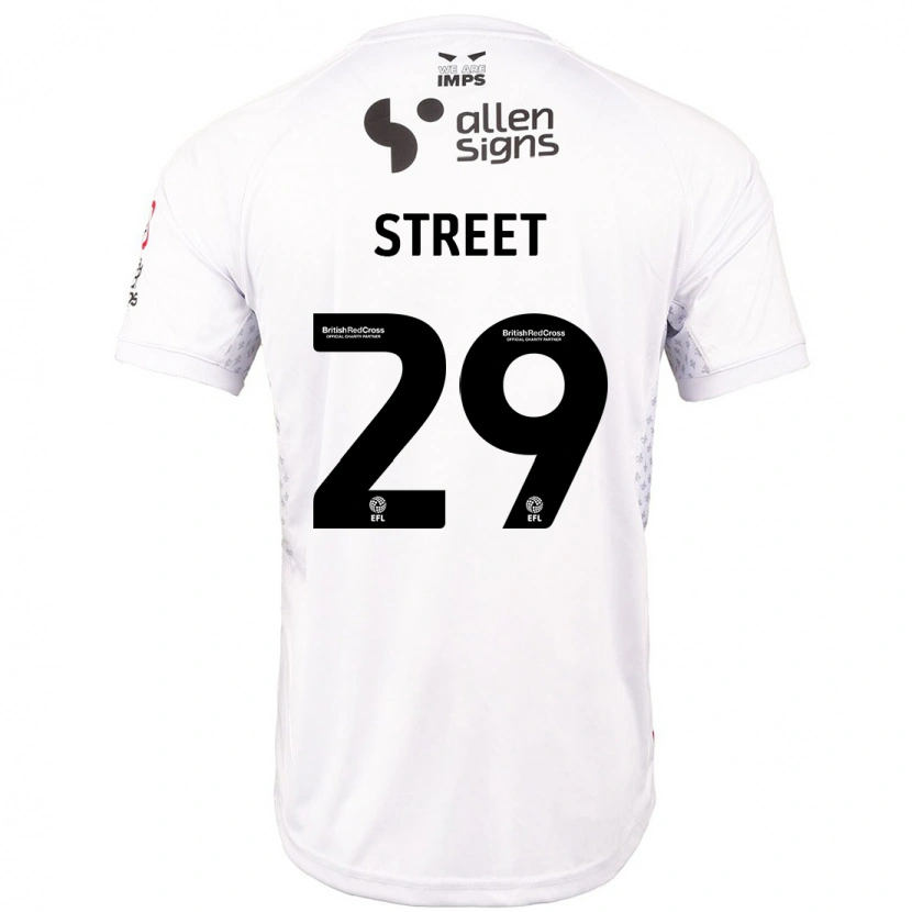 Danxen Kinderen Robert Street #29 Rood Wit Uitshirt Uittenue 2024/25 T-Shirt