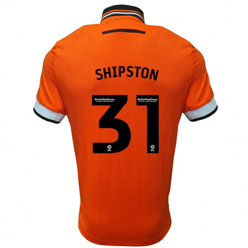 Danxen Kinderen Rio Shipston #31 Oranje Wit Uitshirt Uittenue 2024/25 T-Shirt