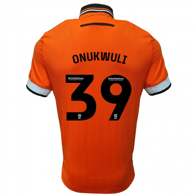 Danxen Kinderen Favour Onukwuli #39 Oranje Wit Uitshirt Uittenue 2024/25 T-Shirt