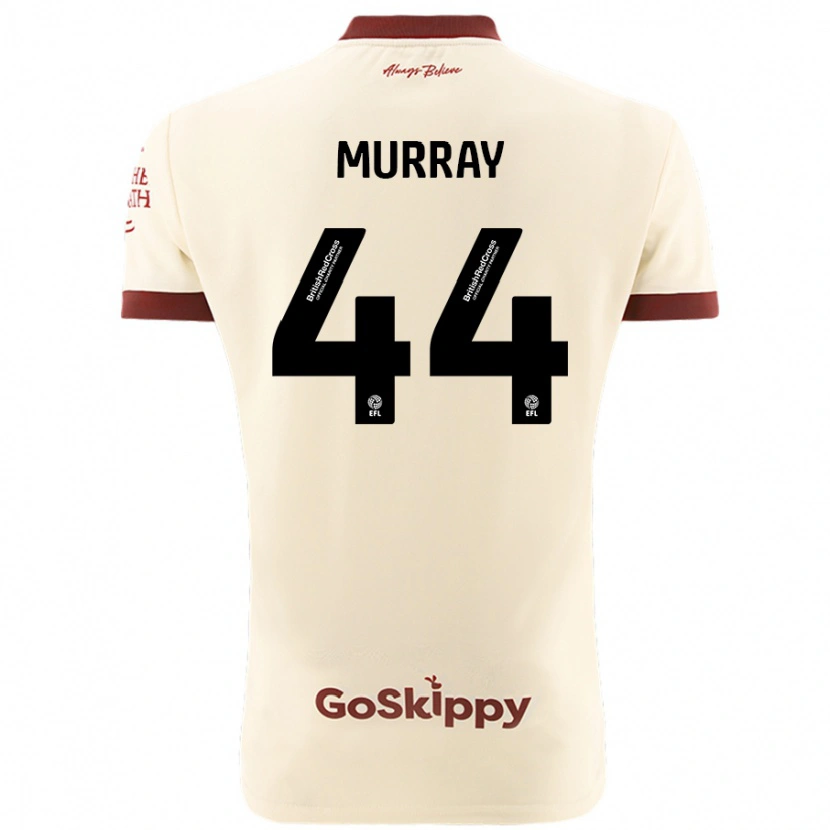 Danxen Kinderen Satara Murray #44 Crèmewit Uitshirt Uittenue 2024/25 T-Shirt