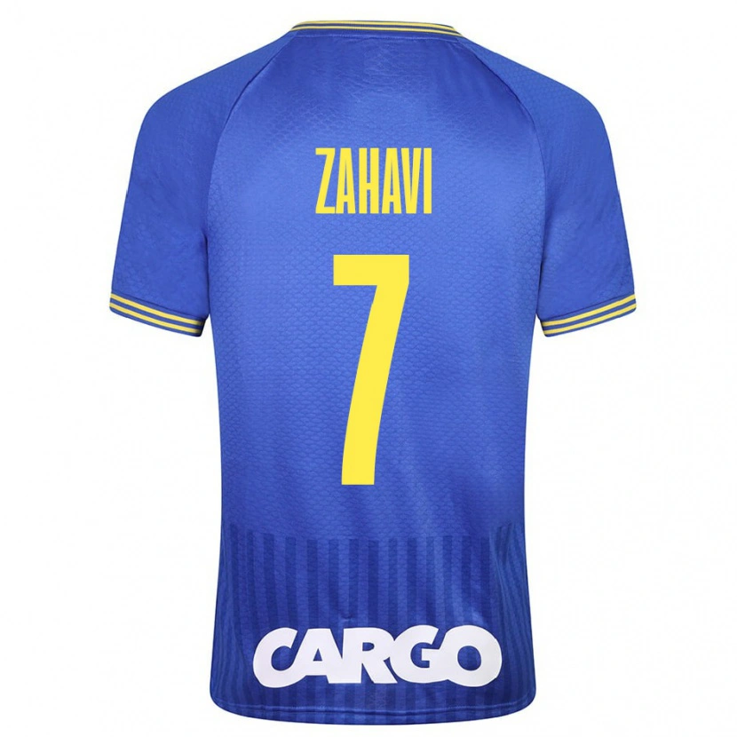 Danxen Kinderen Eran Zahavi #7 Wit Uitshirt Uittenue 2024/25 T-Shirt