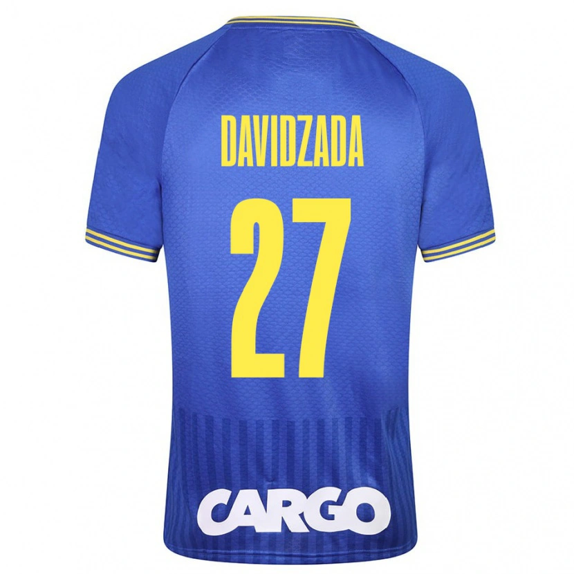 Danxen Kinderen Ofir Davidzada #27 Wit Uitshirt Uittenue 2024/25 T-Shirt