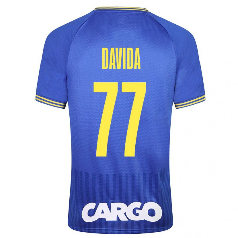 Danxen Kinderen Osher Davida #77 Wit Uitshirt Uittenue 2024/25 T-Shirt