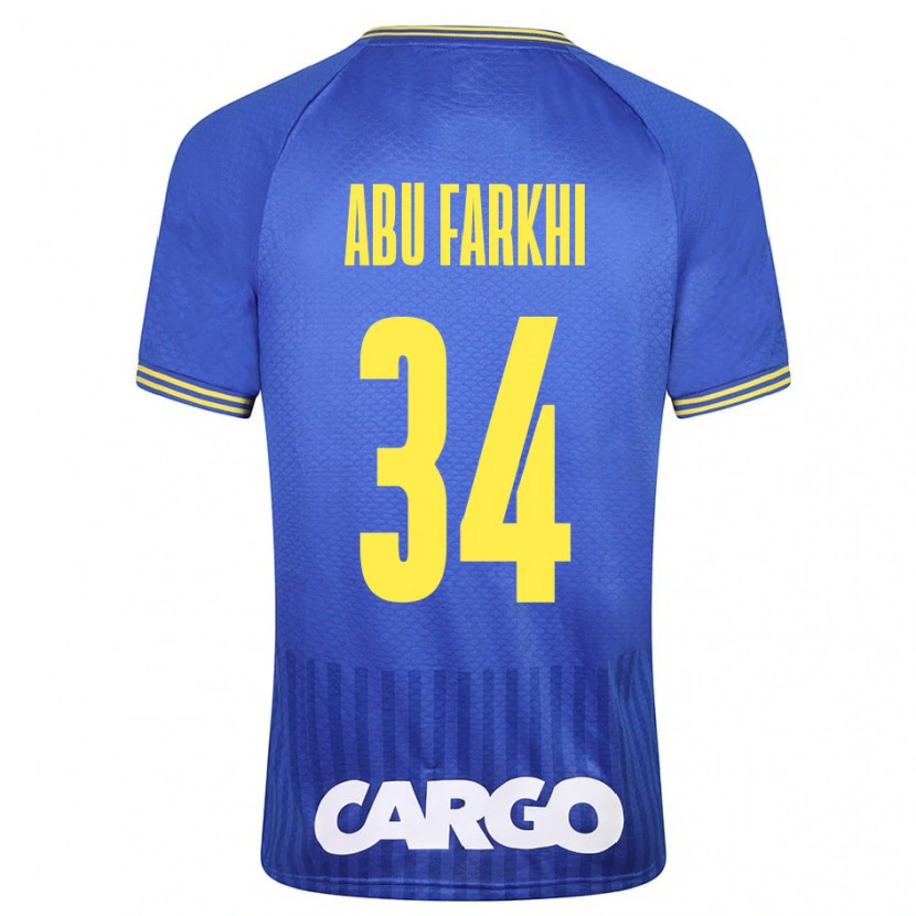 Danxen Kinderen Sayed Abu Farkhi #34 Wit Uitshirt Uittenue 2024/25 T-Shirt