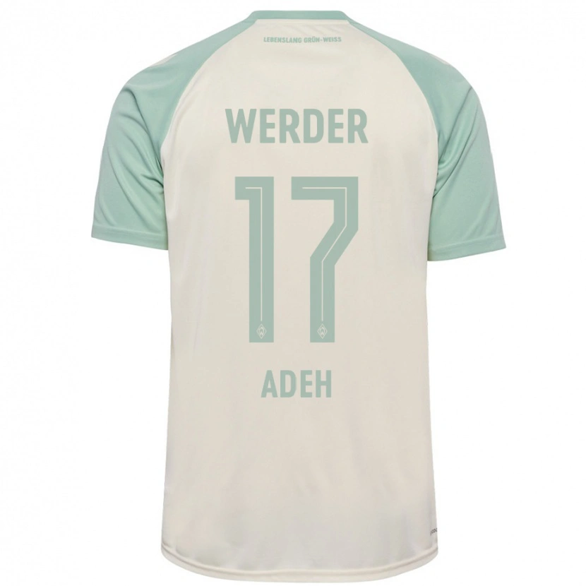 Danxen Kinderen Bob-Ignatius Adeh #17 Off-White Lichtgroen Uitshirt Uittenue 2024/25 T-Shirt