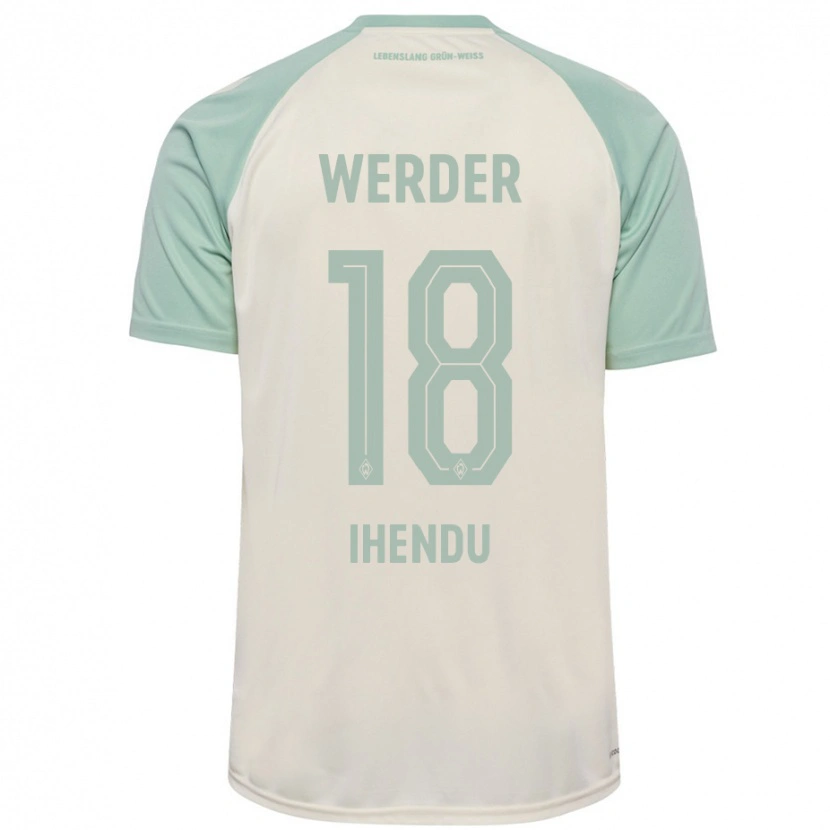 Danxen Kinderen Daniel Ihendu #18 Off-White Lichtgroen Uitshirt Uittenue 2024/25 T-Shirt