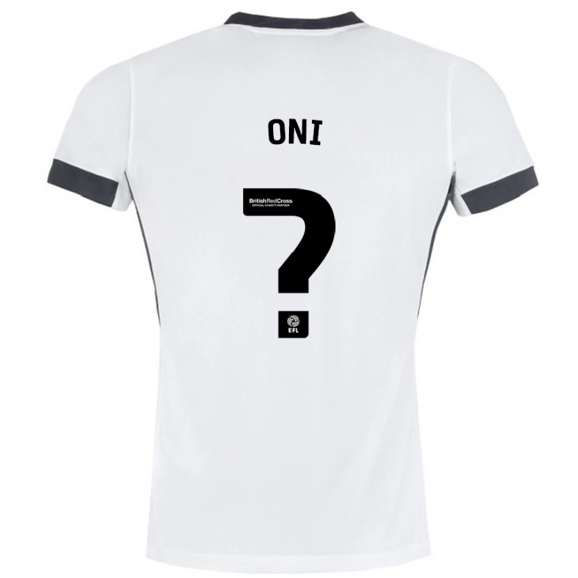 Danxen Kinderen Ifeoluwa Oni #0 Wit Zwart Uitshirt Uittenue 2024/25 T-Shirt