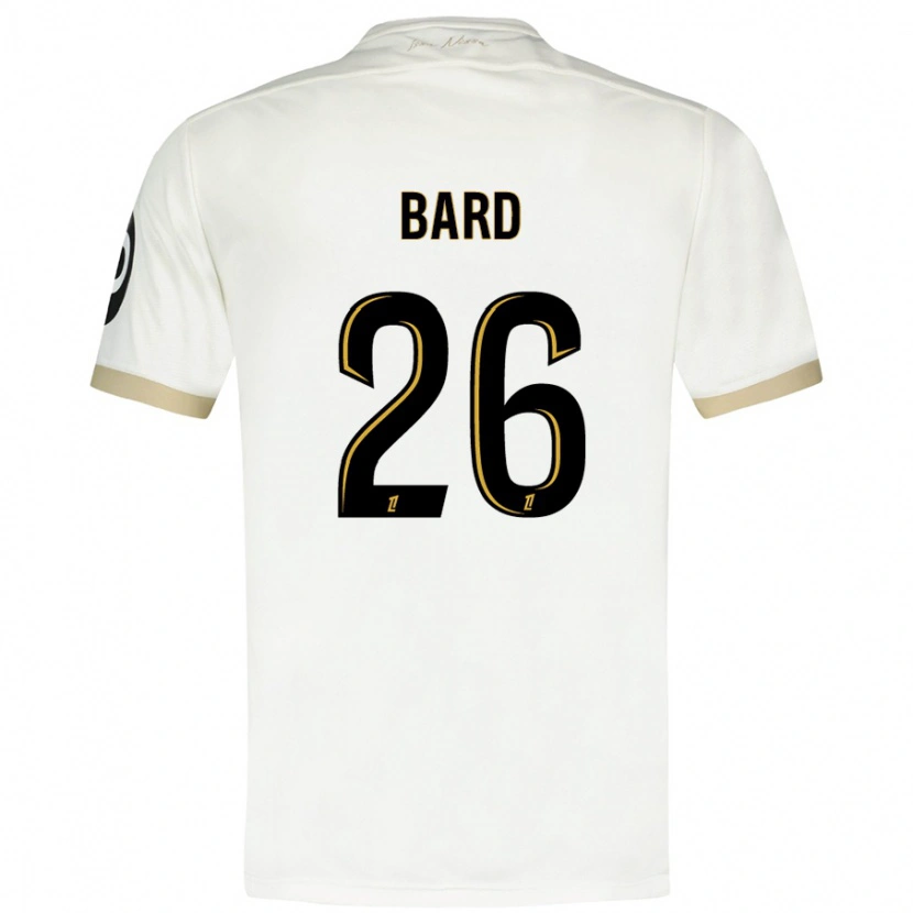 Danxen Kinderen Melvin Bard #26 Wit Goud Uitshirt Uittenue 2024/25 T-Shirt