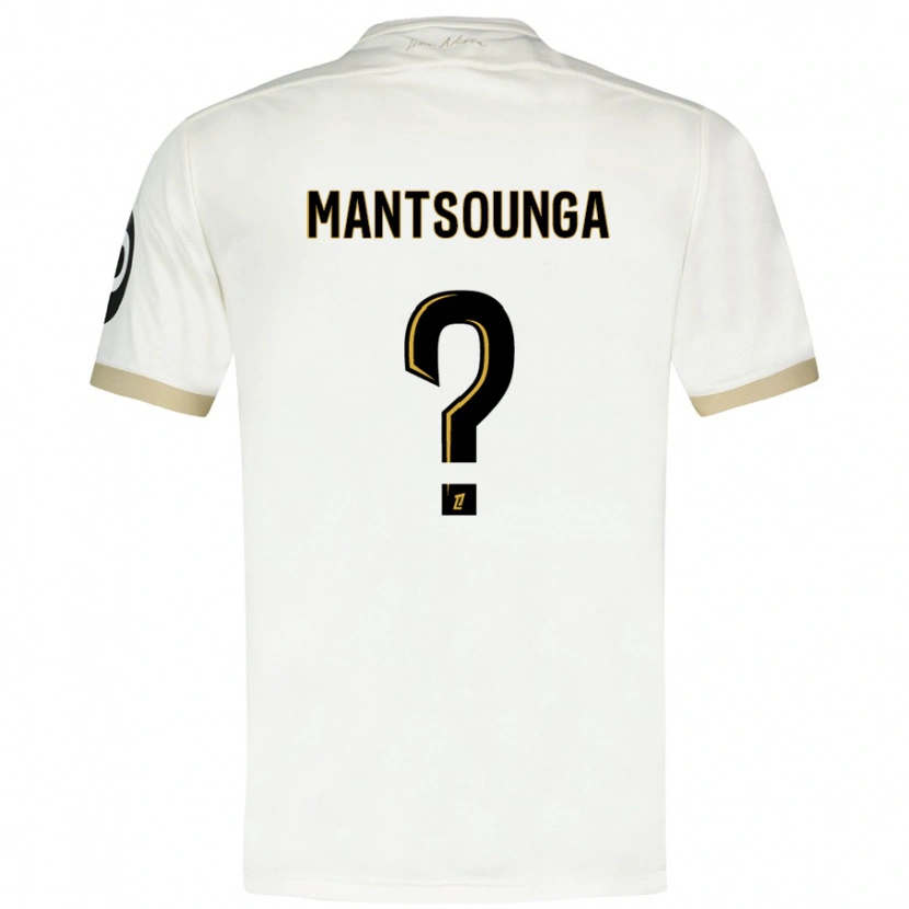 Danxen Kinderen Brad-Hamilton Mantsounga #0 Wit Goud Uitshirt Uittenue 2024/25 T-Shirt