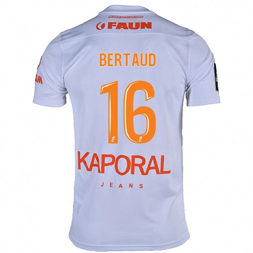 Danxen Kinderen Dimitry Bertaud #16 Wit Uitshirt Uittenue 2024/25 T-Shirt