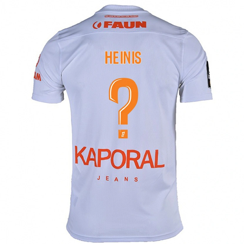 Danxen Kinderen Keahinui Heinis #0 Wit Uitshirt Uittenue 2024/25 T-Shirt