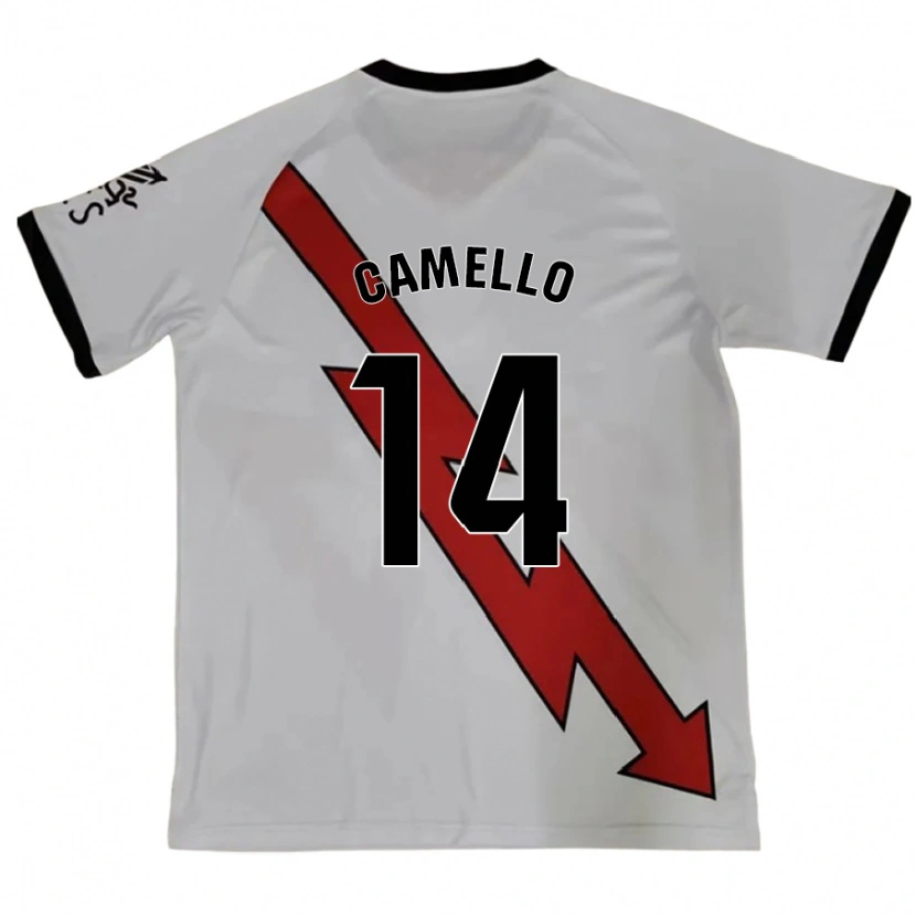 Danxen Kinderen Sergio Camello #14 Rood Uitshirt Uittenue 2024/25 T-Shirt