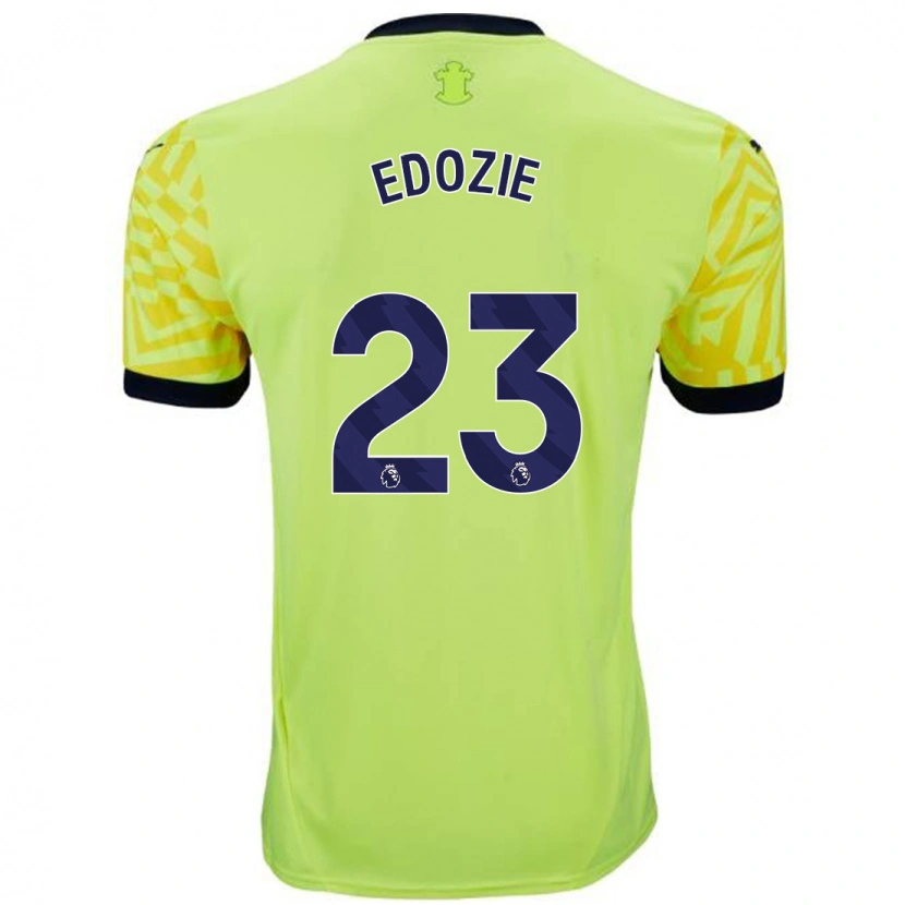 Danxen Kinderen Samuel Edozie #23 Geel Uitshirt Uittenue 2024/25 T-Shirt