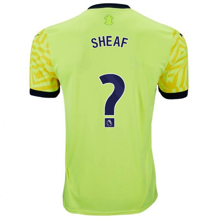 Danxen Kinderen Ben Sheaf #0 Geel Uitshirt Uittenue 2024/25 T-Shirt