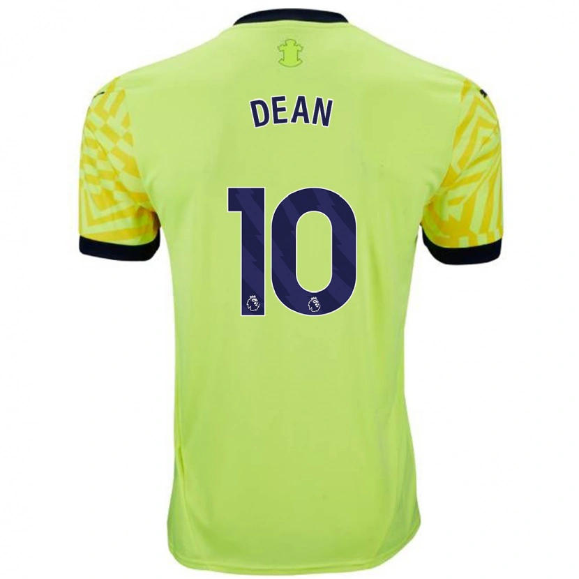 Danxen Kinderen Rianna Dean #10 Geel Uitshirt Uittenue 2024/25 T-Shirt