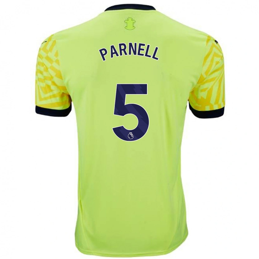 Danxen Kinderen Rosanna Parnell #5 Geel Uitshirt Uittenue 2024/25 T-Shirt