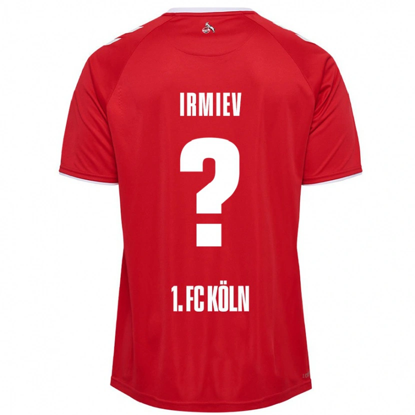 Danxen Kinderen Kristiyan Irmiev #0 Rood Wit Uitshirt Uittenue 2024/25 T-Shirt