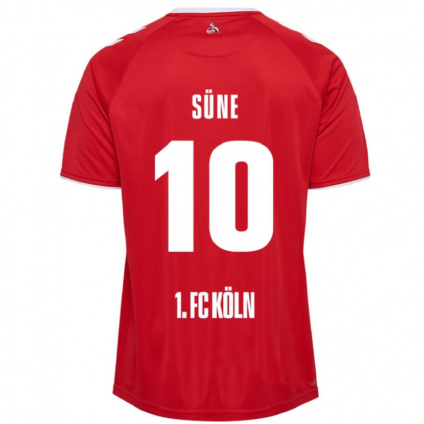 Danxen Kinderen Arda Süne #10 Rood Wit Uitshirt Uittenue 2024/25 T-Shirt