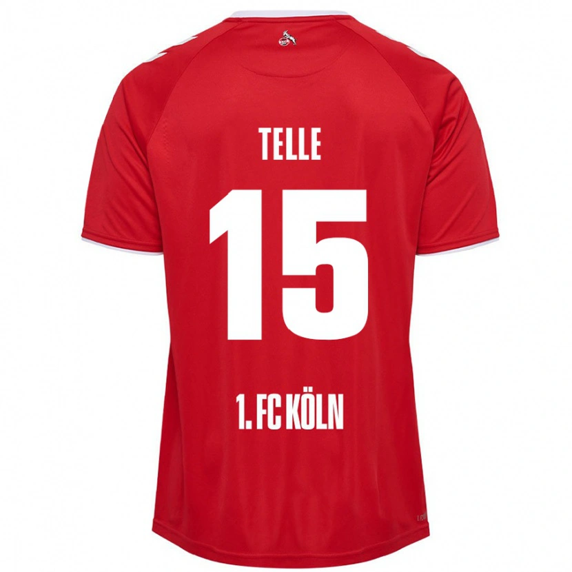 Danxen Kinderen Neo Telle #15 Rood Wit Uitshirt Uittenue 2024/25 T-Shirt