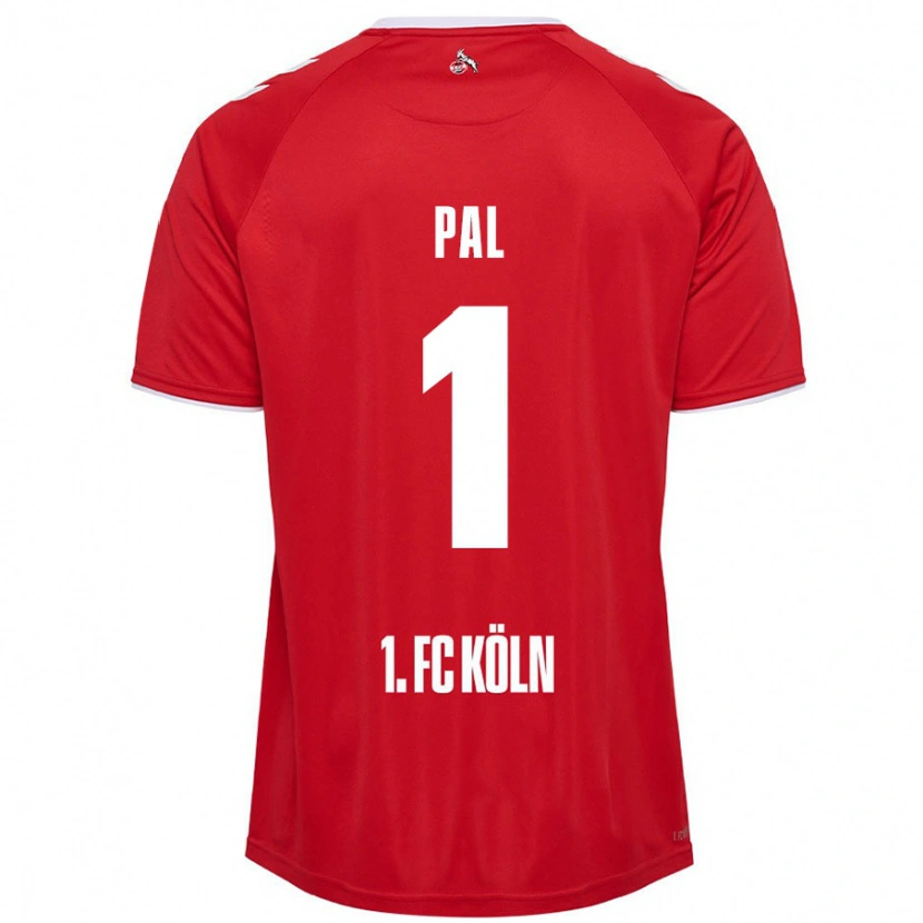 Danxen Kinderen Jasmin Pal #1 Rood Wit Uitshirt Uittenue 2024/25 T-Shirt