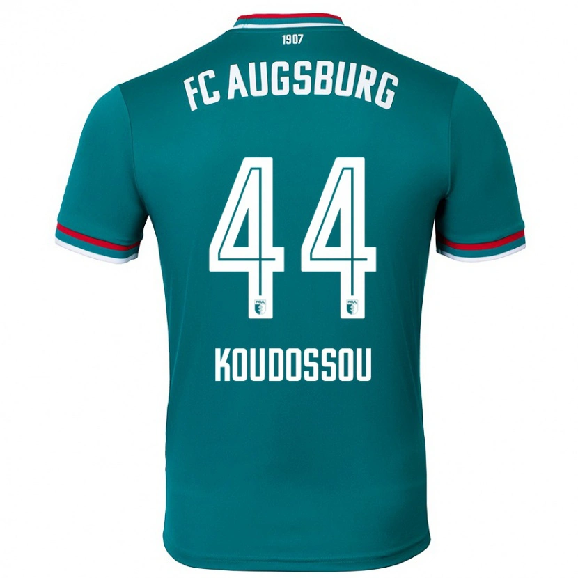 Danxen Kinderen Henri Koudossou #44 Donkergroen Uitshirt Uittenue 2024/25 T-Shirt