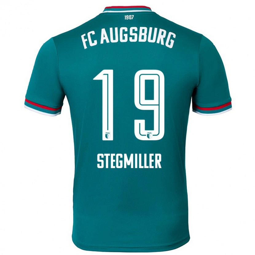 Danxen Kinderen Louis Stegmiller #19 Donkergroen Uitshirt Uittenue 2024/25 T-Shirt