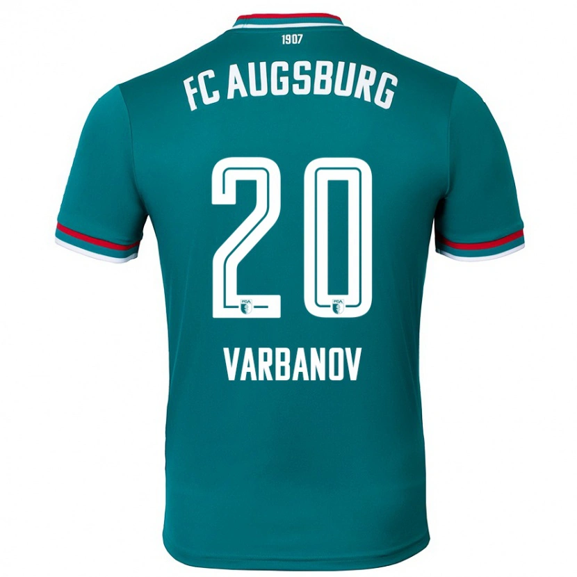 Danxen Kinderen Svetoslav Varbanov #20 Donkergroen Uitshirt Uittenue 2024/25 T-Shirt