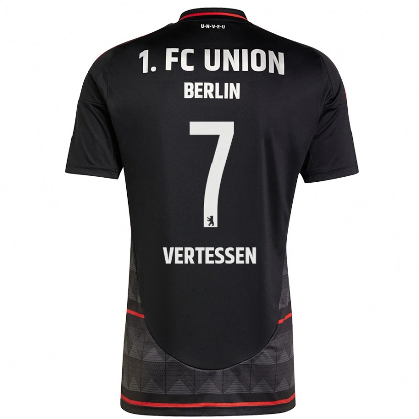 Danxen Kinderen Yorbe Vertessen #7 Zwart Uitshirt Uittenue 2024/25 T-Shirt