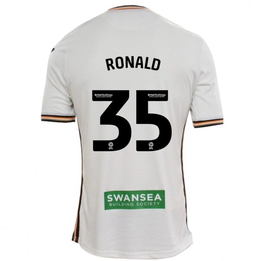 Danxen Heren Ronald #35 Wit Thuisshirt Thuistenue 2024/25 T-Shirt