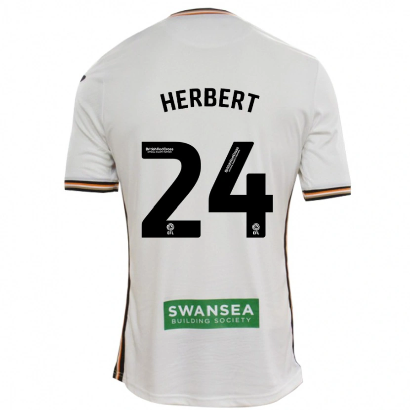 Danxen Heren Chelsea Herbert #24 Wit Thuisshirt Thuistenue 2024/25 T-Shirt