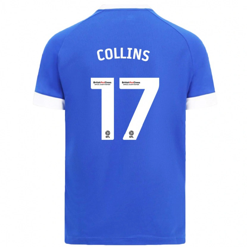 Danxen Heren Jamilu Collins #17 Hemelsblauw Thuisshirt Thuistenue 2024/25 T-Shirt