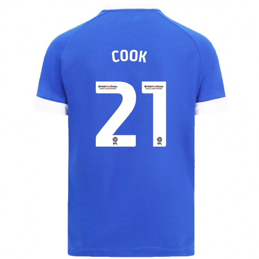 Danxen Heren Mikayla Cook #21 Hemelsblauw Thuisshirt Thuistenue 2024/25 T-Shirt